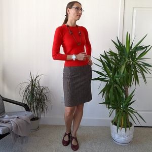 Warm wool pencil skirt❄️